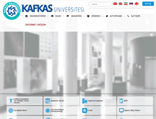 Tablet Screenshot of kafkas.edu.tr