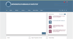 Desktop Screenshot of muhendis.kafkas.edu.tr